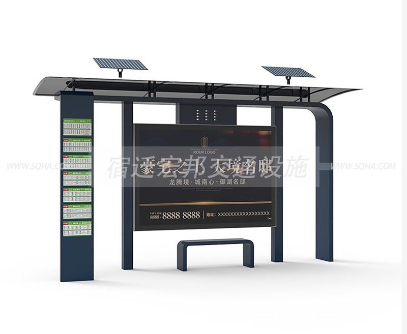 公交車候車亭高清設(shè)計(jì)圖