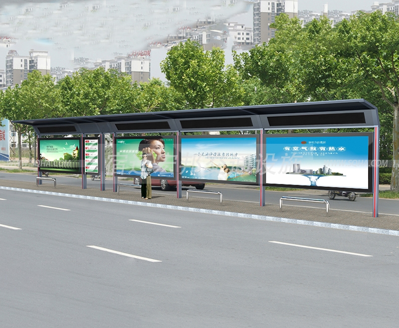 公交車(chē)候車(chē)亭廠家鋁型材候車(chē)亭