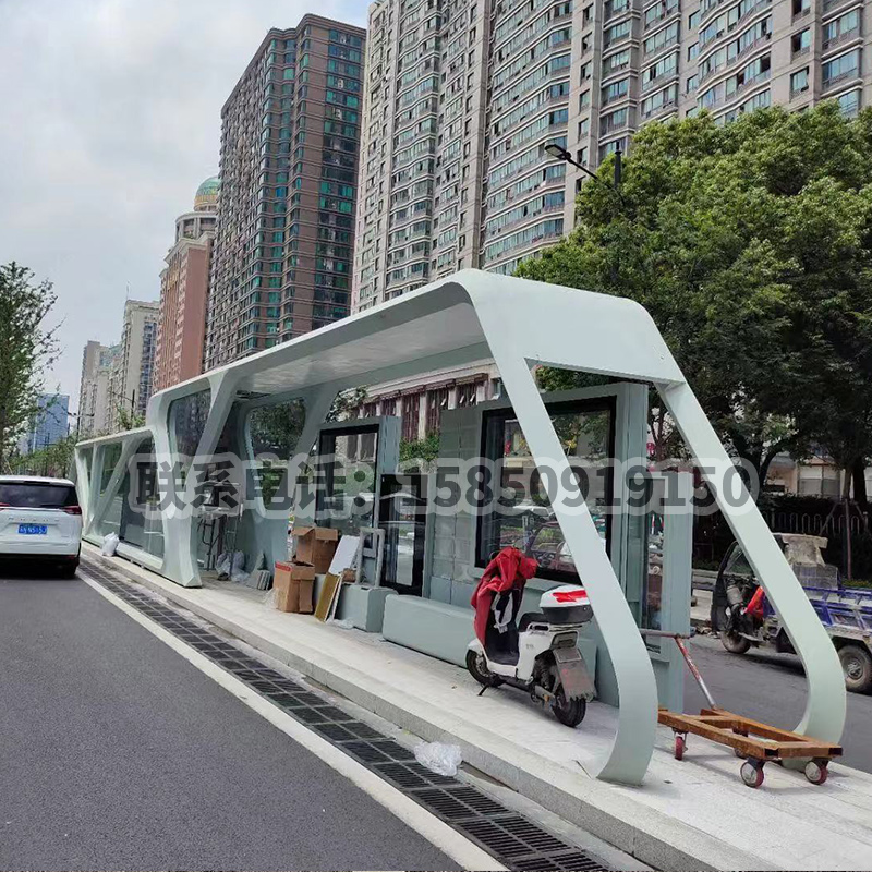浙江智能候車(chē)亭現(xiàn)場(chǎng)安裝案例